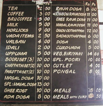 Small-ticket price snapshots